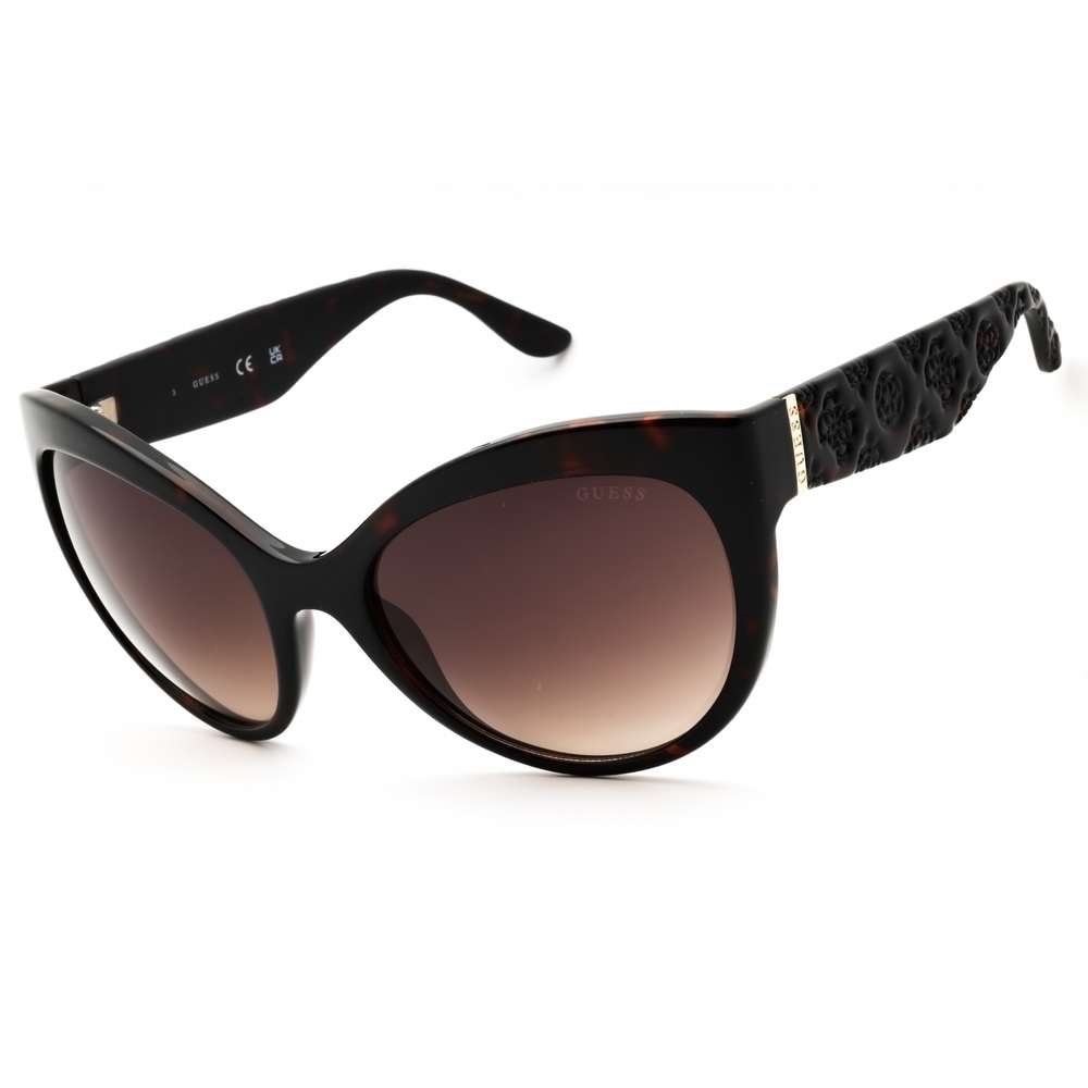 NWT Guess GU00130-52F Dark Havana Oversized 61mm Sunglasses